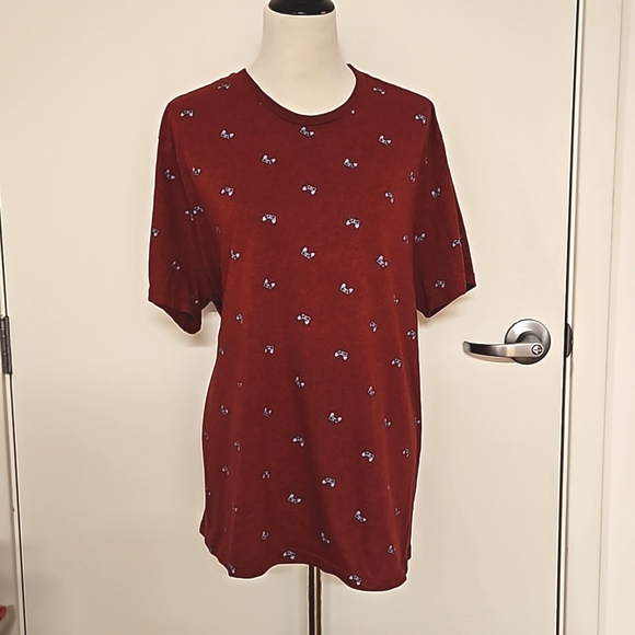 Steel & Concrete UNISEX gamer graphic tee controller XXL short sleeve red EUC - Picture 3 of 7